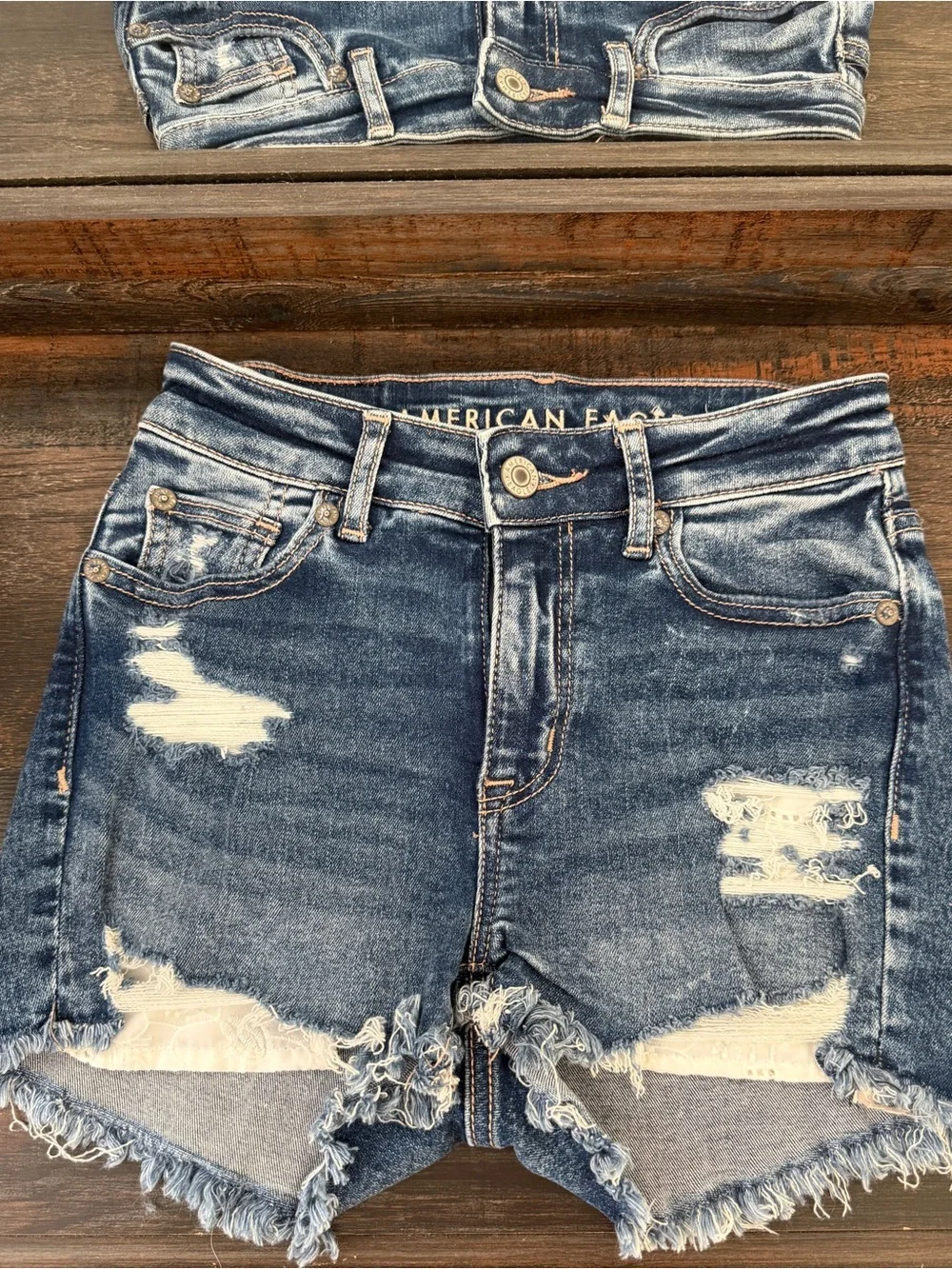 American Eagle Denim Shorts - Blue
